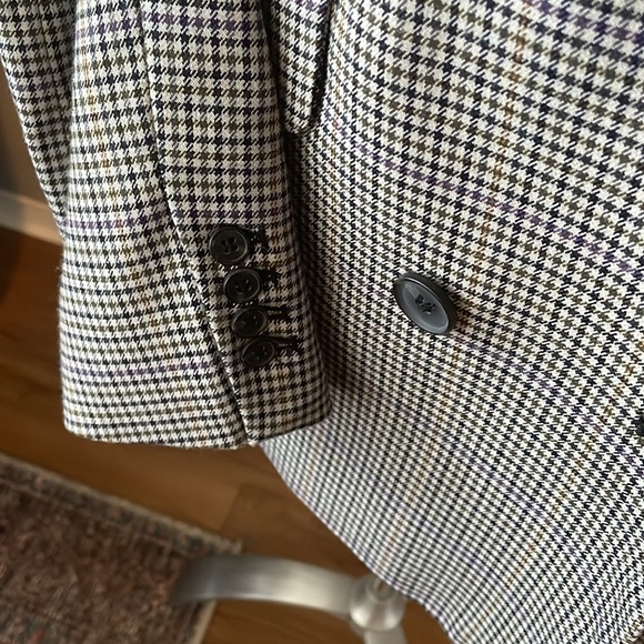 1.State (Nordstrom) Plaid Double Breasted Blazer - Picture 3 of 5